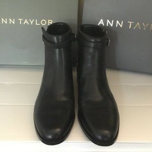 ANN TAYLOR QUENTIN MOTO BOOTIE
